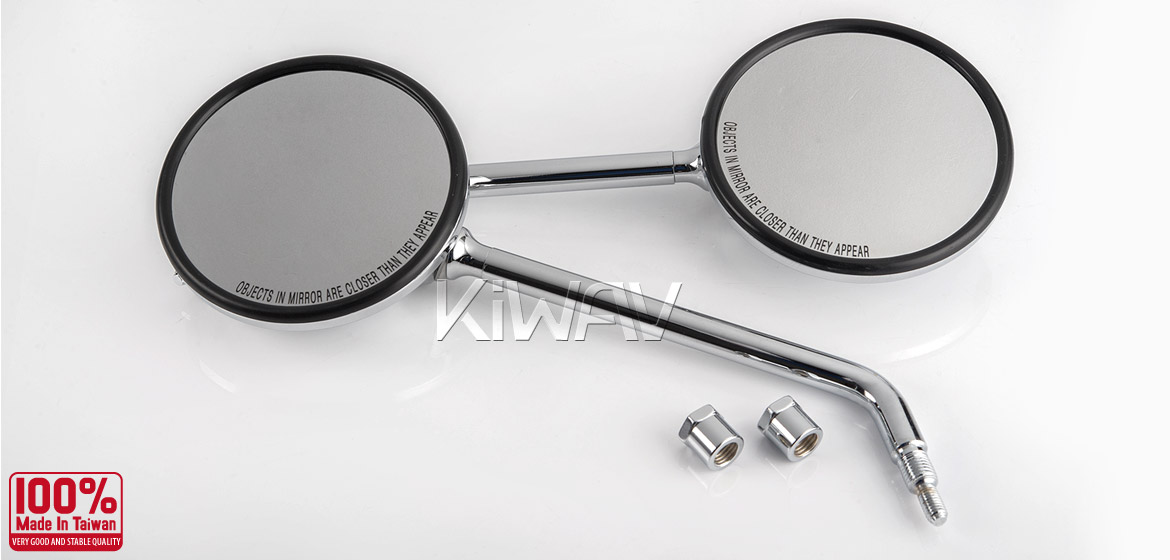 OEM replacement mirrors FV-026-2 for Vespa vintage GT Granturismo GTS GTV LXV a pair