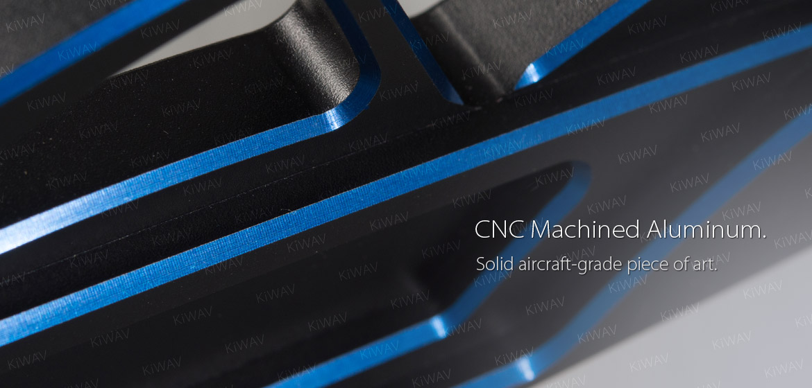 two angle display stand Macca - blue