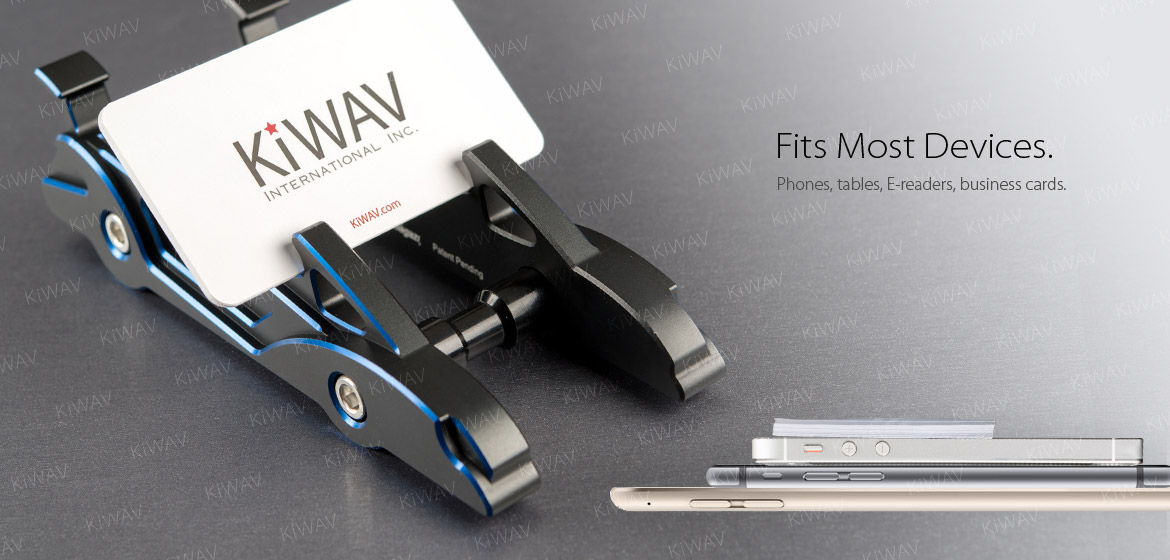 two angle display stand Macca - blue