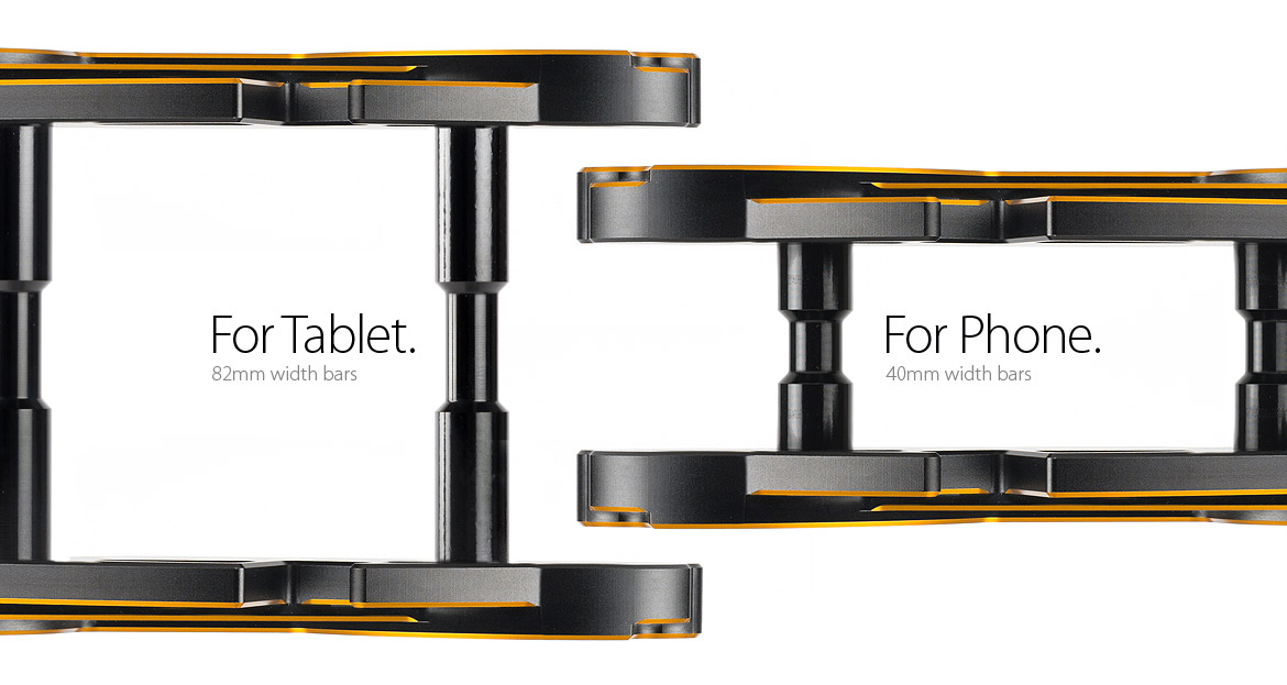 two angle display stand Macca - gold