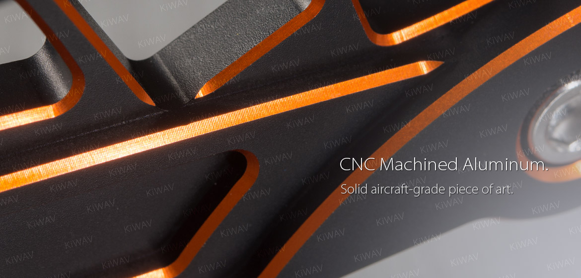 two angle display stand Macca - orange