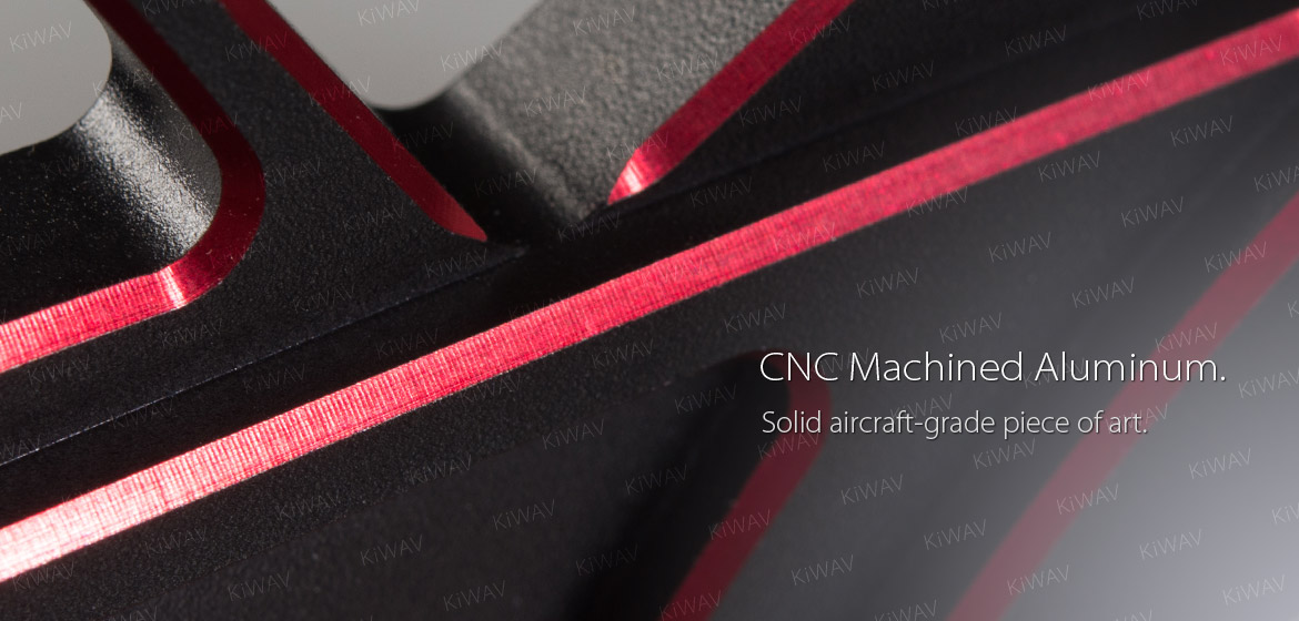 two angle display stand Macca - red