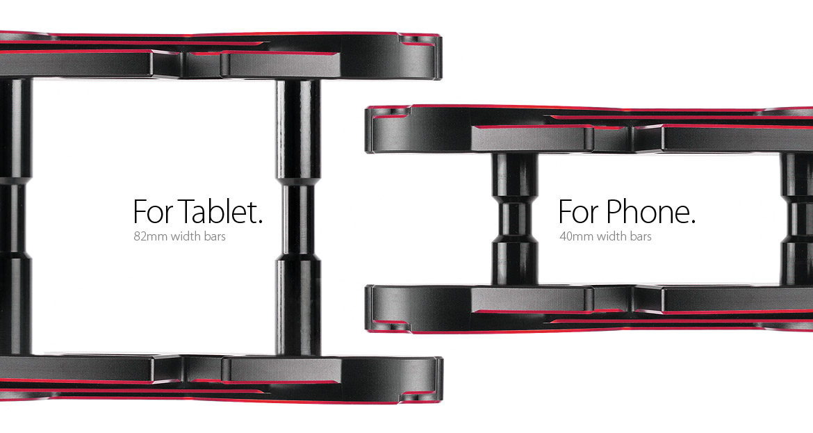 two angle display stand Macca - red