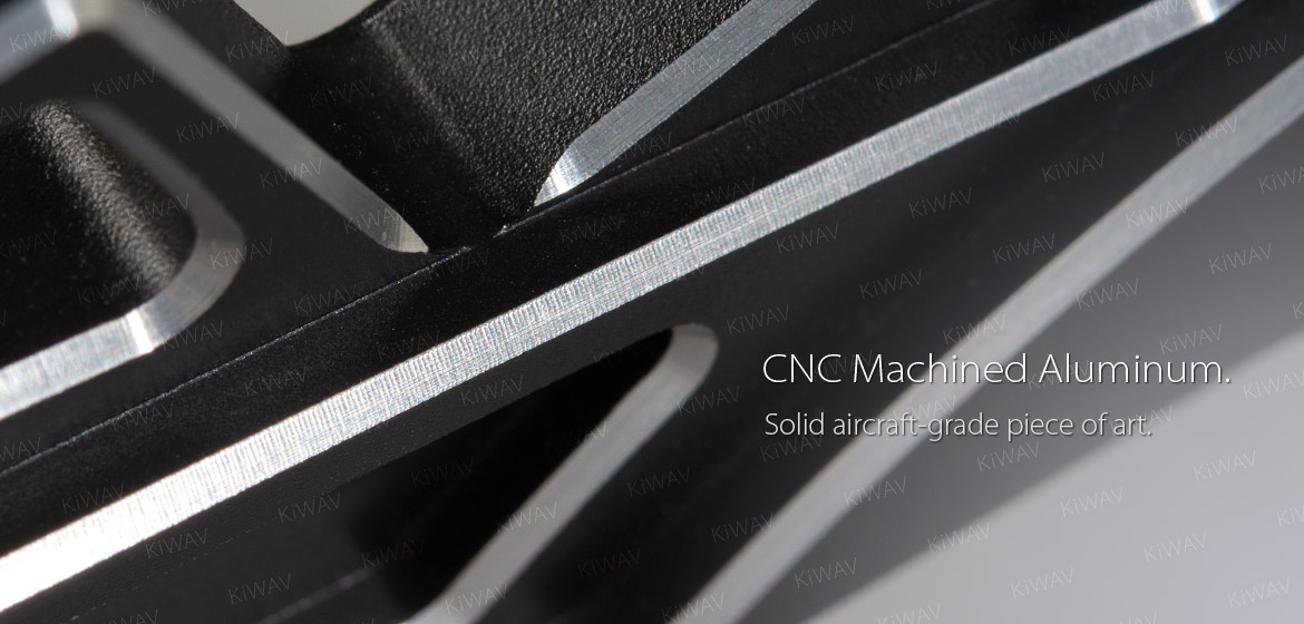 two angle display stand Macca - silver