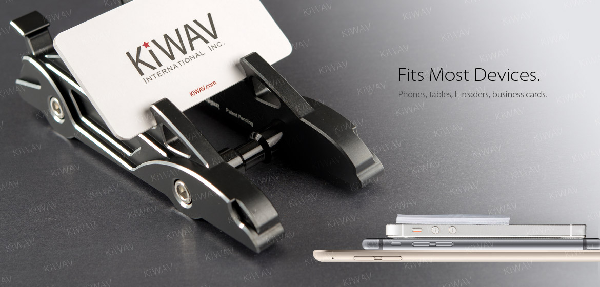 two angle display stand Macca - silver