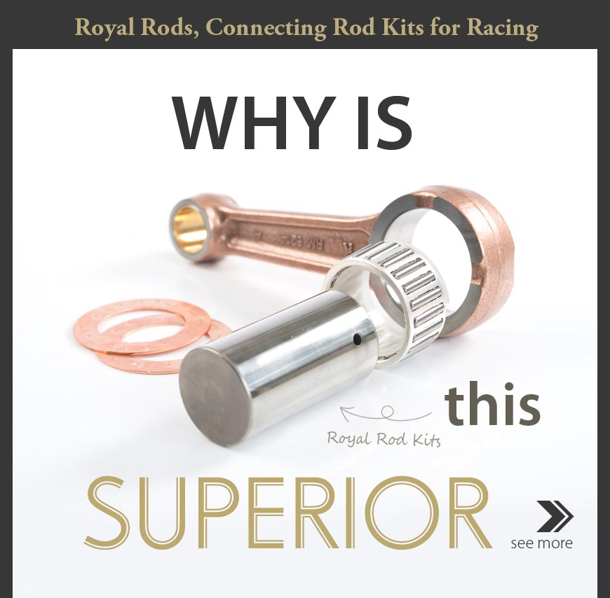 KiWAV Royal Rods RM-6214 connecting rod for KTM520/525SX-EXC (00-07), 450/525XC ATV (08-12)