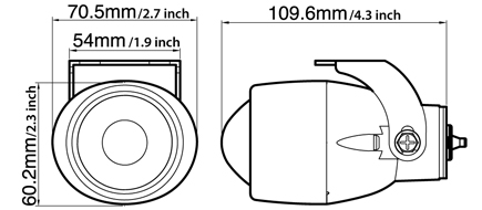 Driving Lamp with LED Light Ring, NS-35